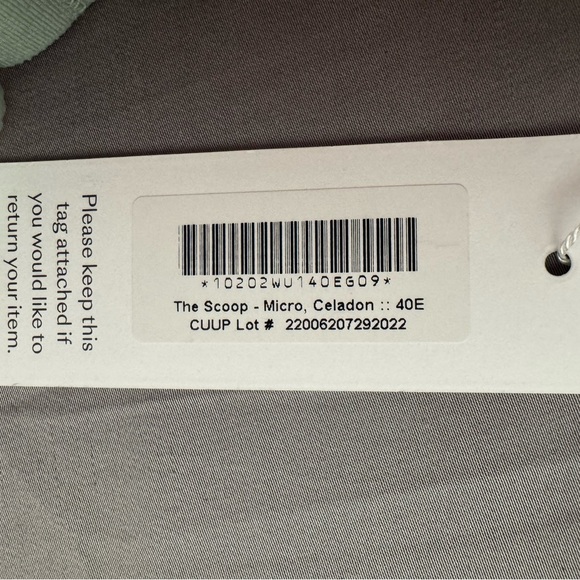 CUUP scoop micro bra size 40E NWT - Picture 6 of 7